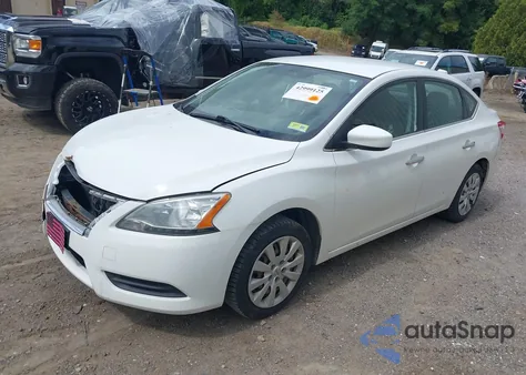 2015 Nissan Sentra S z USA, uszkodzony, nr VIN 3N1AB7AP6FY297733